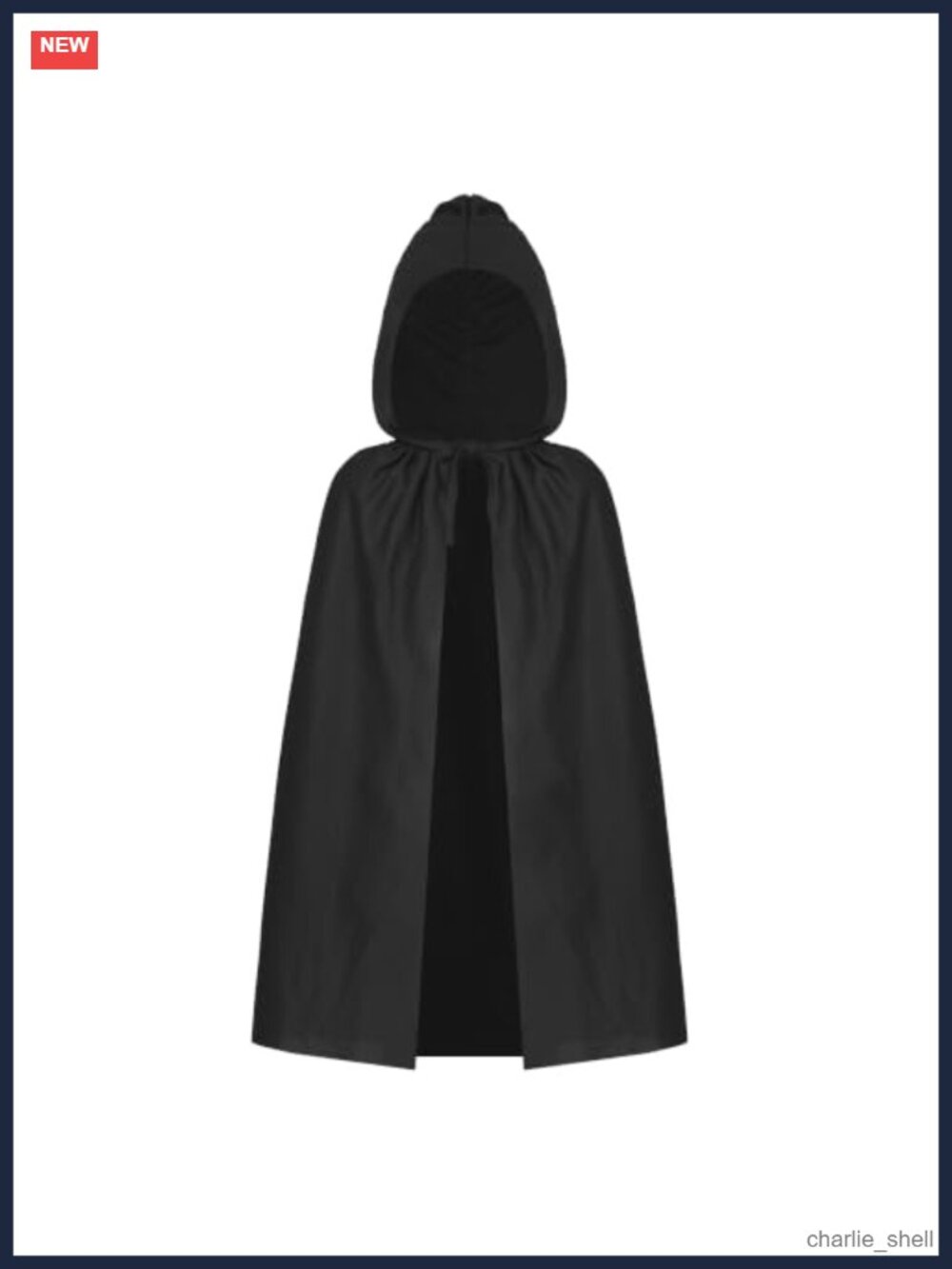 Kids Hooded Cloak Cape Polyester Halloween Costume Boys Girls